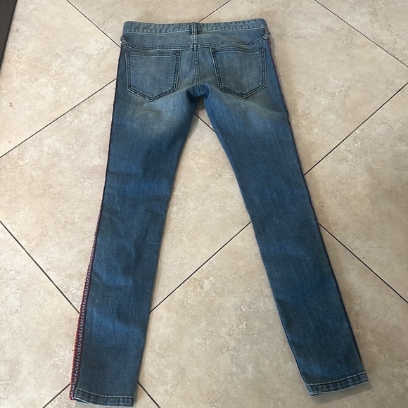 Free People Aztec Skinny Jeans Size 27 - Picture 7 of 7